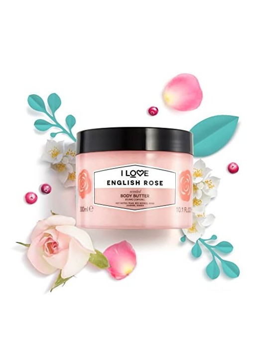 Crema Corpo Burro di Rosa Inglese 300ml