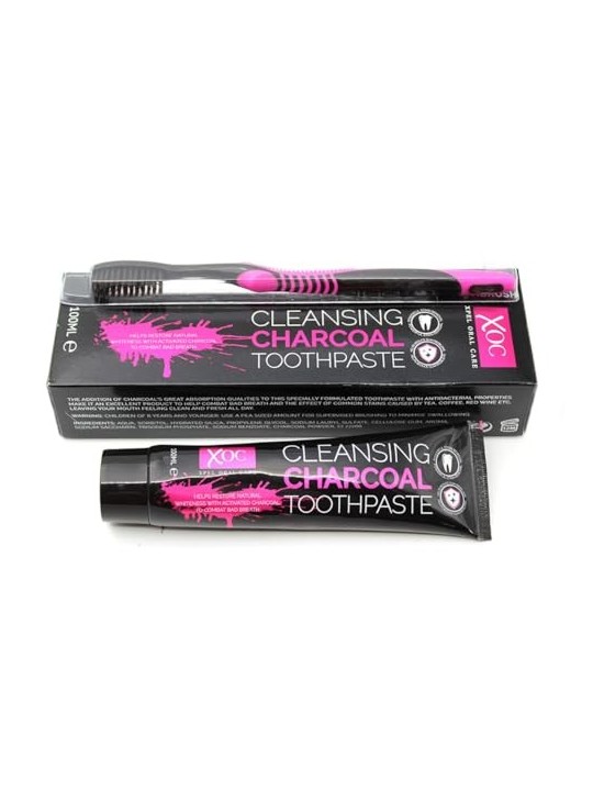 XPel Carbone detergente per l'igiene orale Set per denti belli donna