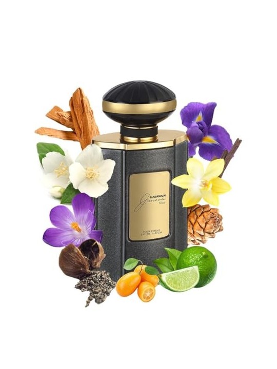 Al Haramain Junoon Noir eau de parfum donna 75ml