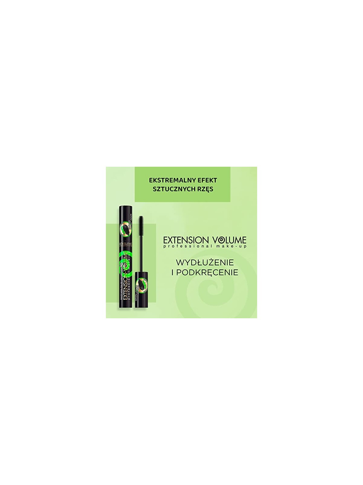 Extension Volume Waterproof Mascara Nero