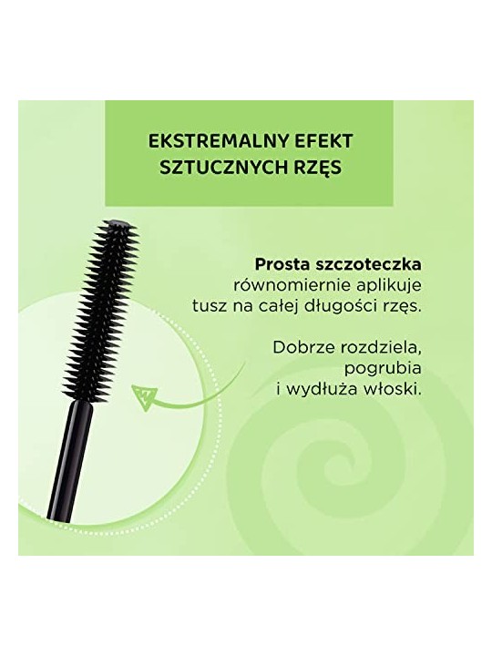 Extension Volume Waterproof Mascara Nero