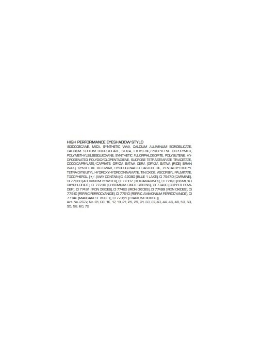 Artdeco High Performance Eyeshadow Waterproof Stylo 72 Sea Weed