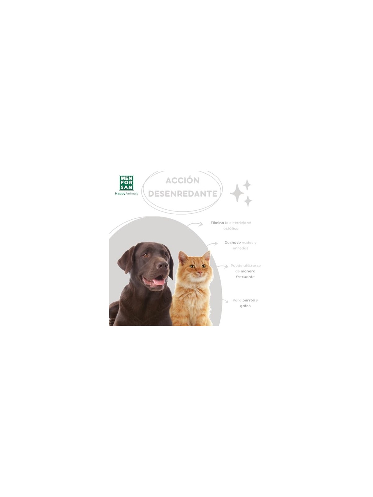 Spray districante condizionante per cani Men For San 125ml