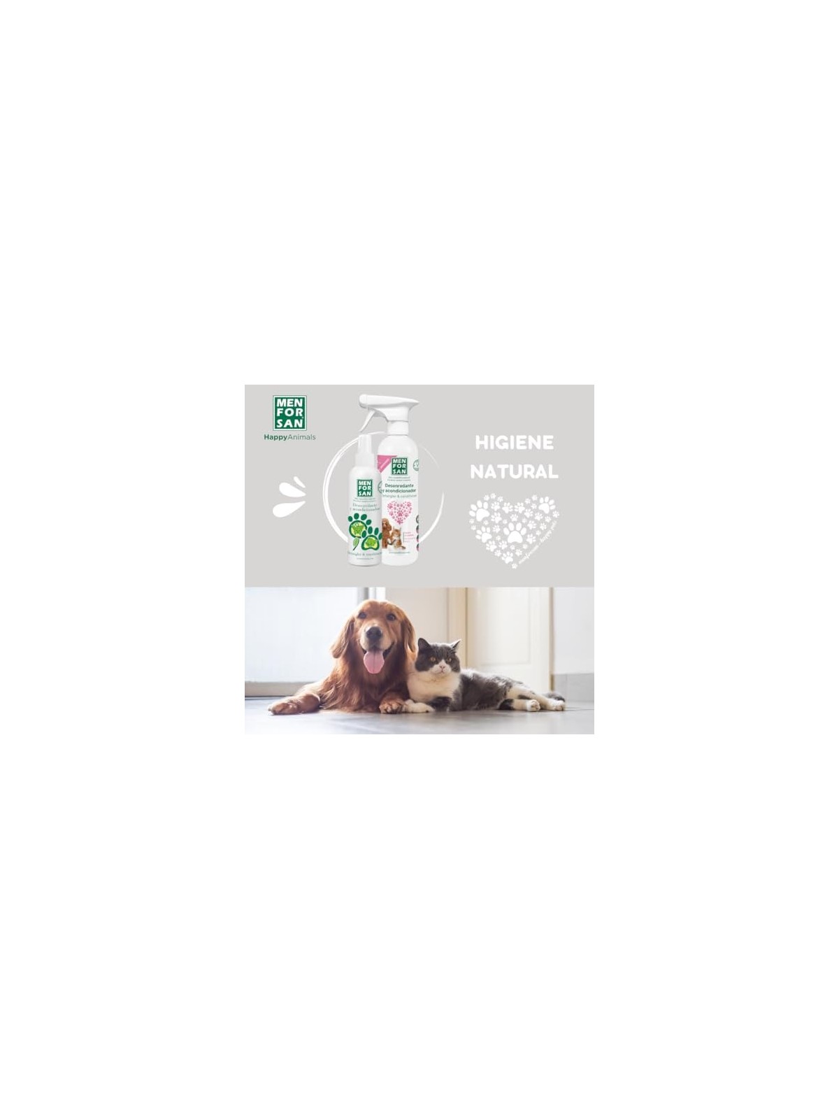 Spray districante condizionante per cani Men For San 125ml