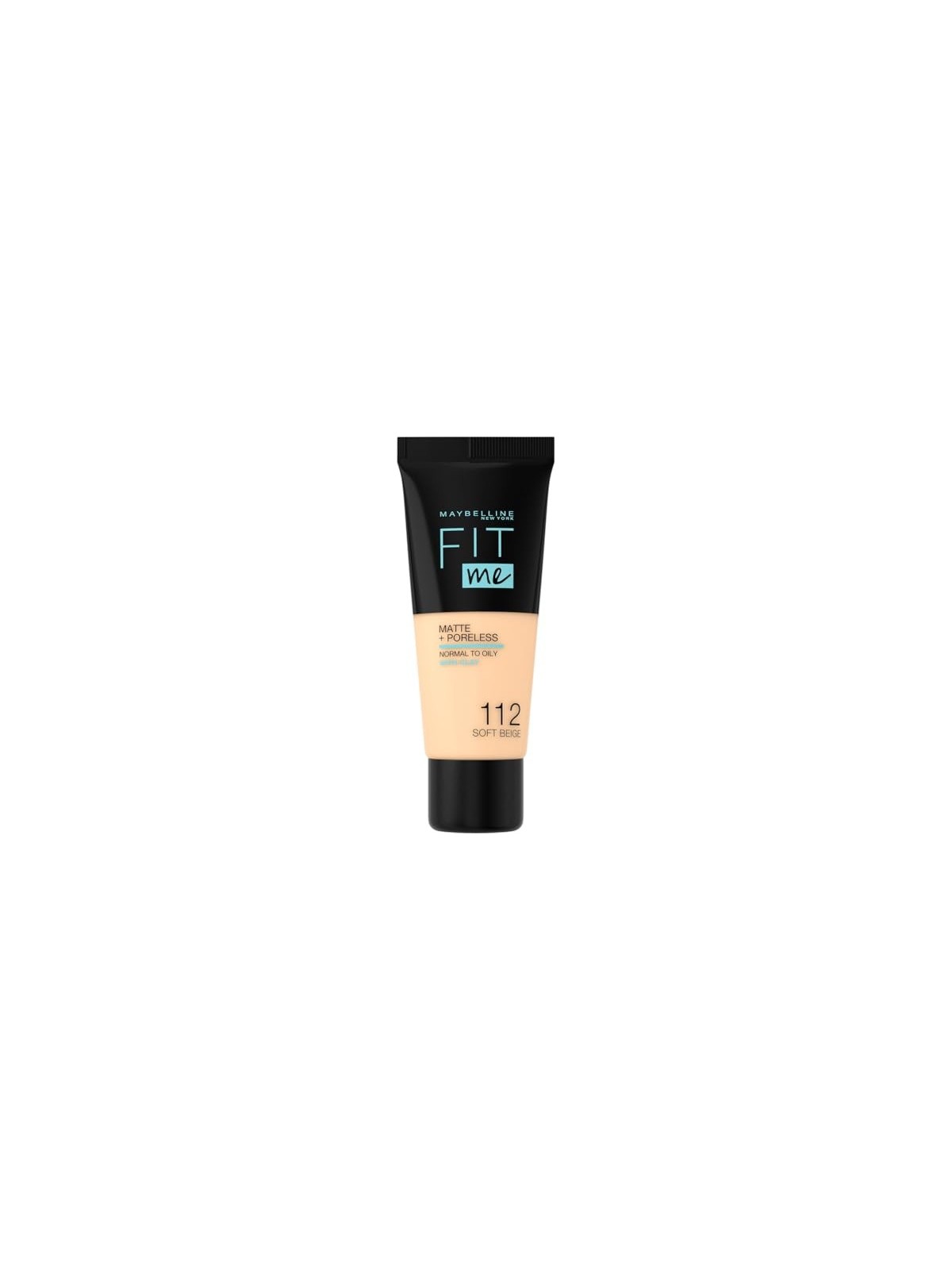 Maybelline Fit Me Trucco Matte Poreless 112 Soft Beige per Donna 30ml