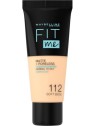 Maybelline Fit Me Trucco Matte Poreless 112 Soft Beige per Donna 30ml
