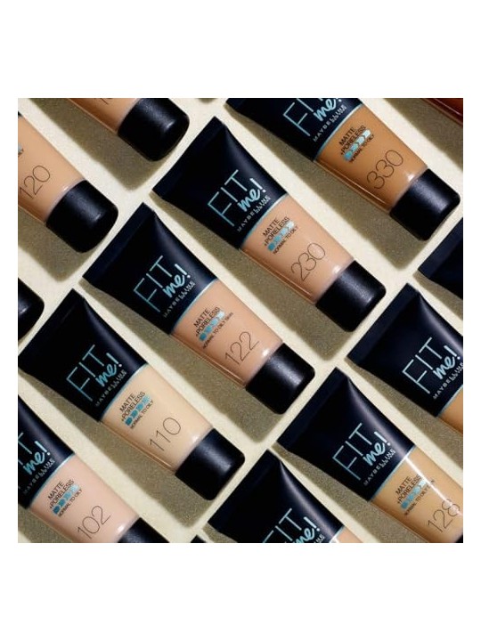 Maybelline Fit Me Trucco Matte Poreless 112 Soft Beige per Donna 30ml