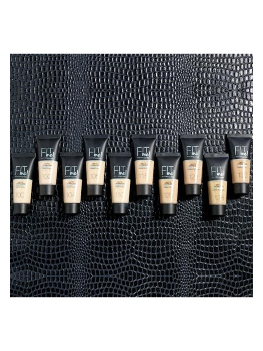Maybelline Fit Me Trucco Matte Poreless 112 Soft Beige per Donna 30ml
