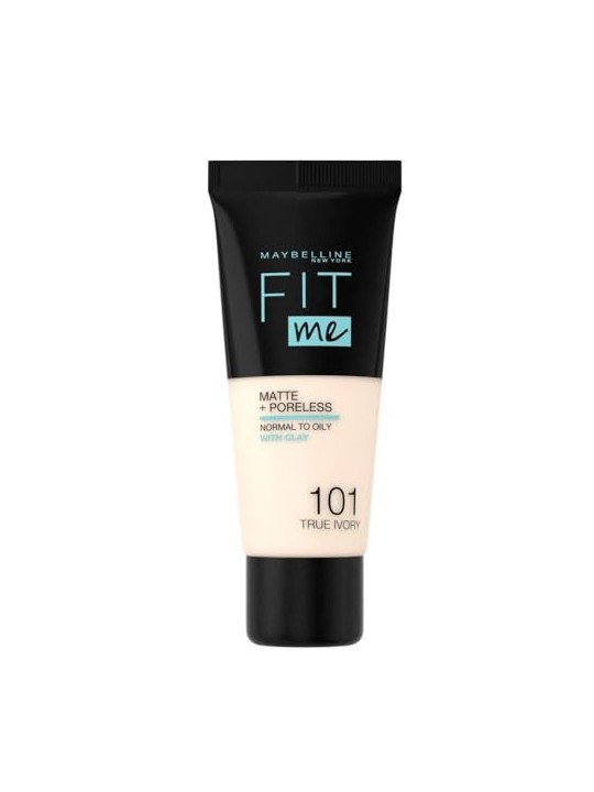 Fondotinta Opacizzante Maybelline Fit Me Matte 101 True Ivory
