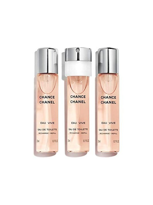 Chanel CHANCE EAU VIVE edt vapo twist spray ricariche 3 x 20 ml Donna