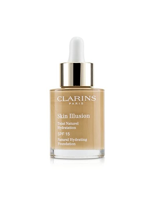 Clarins Skin Illusion Fondotinta idratante naturale SPF 15 30 ml donna 1123 Sandalwood