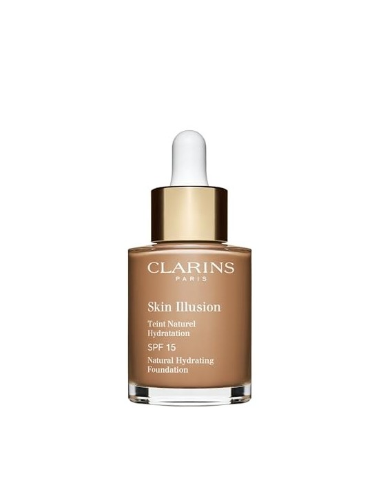Fondotinta naturale idratante Clarins SKIN ILLUSION 113 castagno