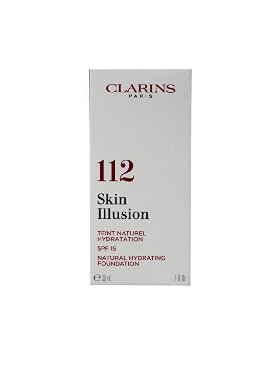 Clarins Skin Illusion Fondotinta idratante naturale SPF 15 30 ml donna 112 Amber