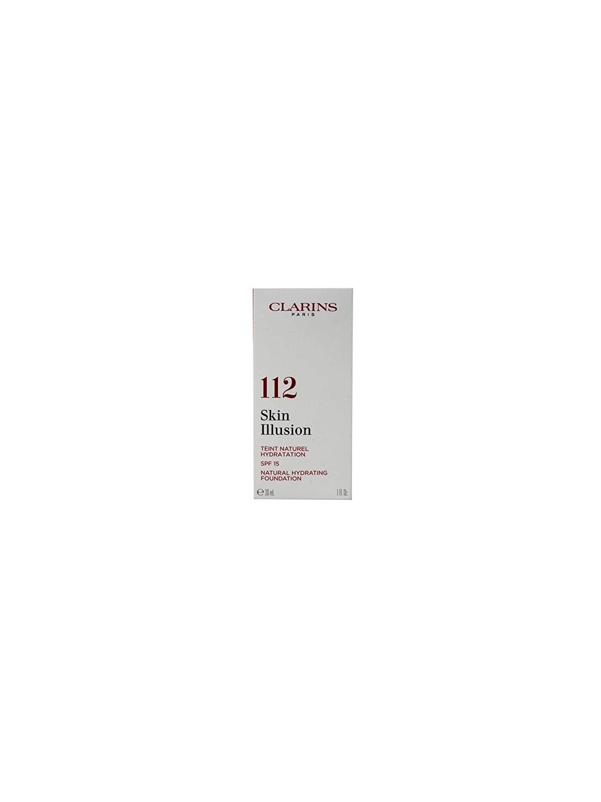 Clarins Skin Illusion Fondotinta idratante naturale SPF 15 30 ml donna 112 Amber
