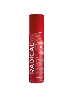Shampoo secco con balsamo per capelli danneggiati
