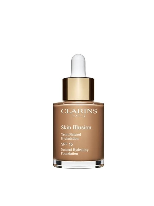 Clarins Skin Illusion Fondotinta idratante naturale SPF 15 30 ml donna 114 Cappuccino
