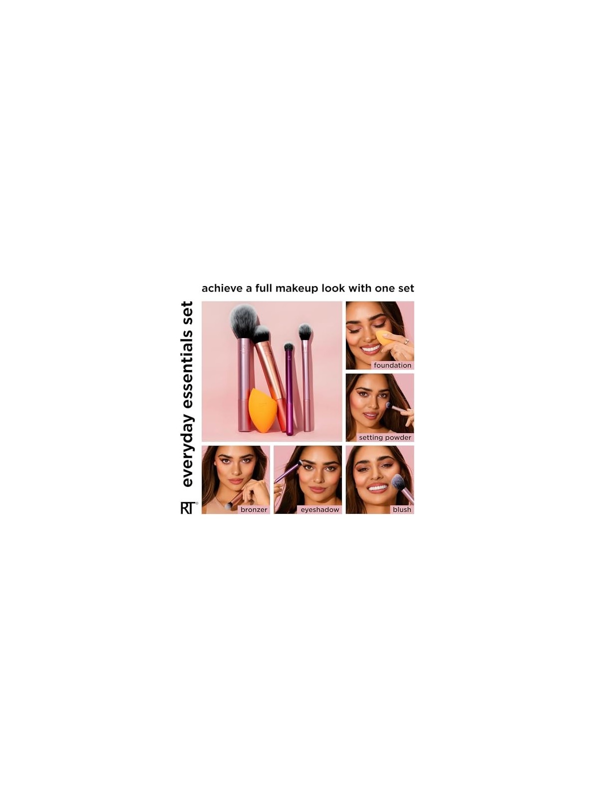 Set di pennelli cosmetici Real Techniques Everyday Essentials