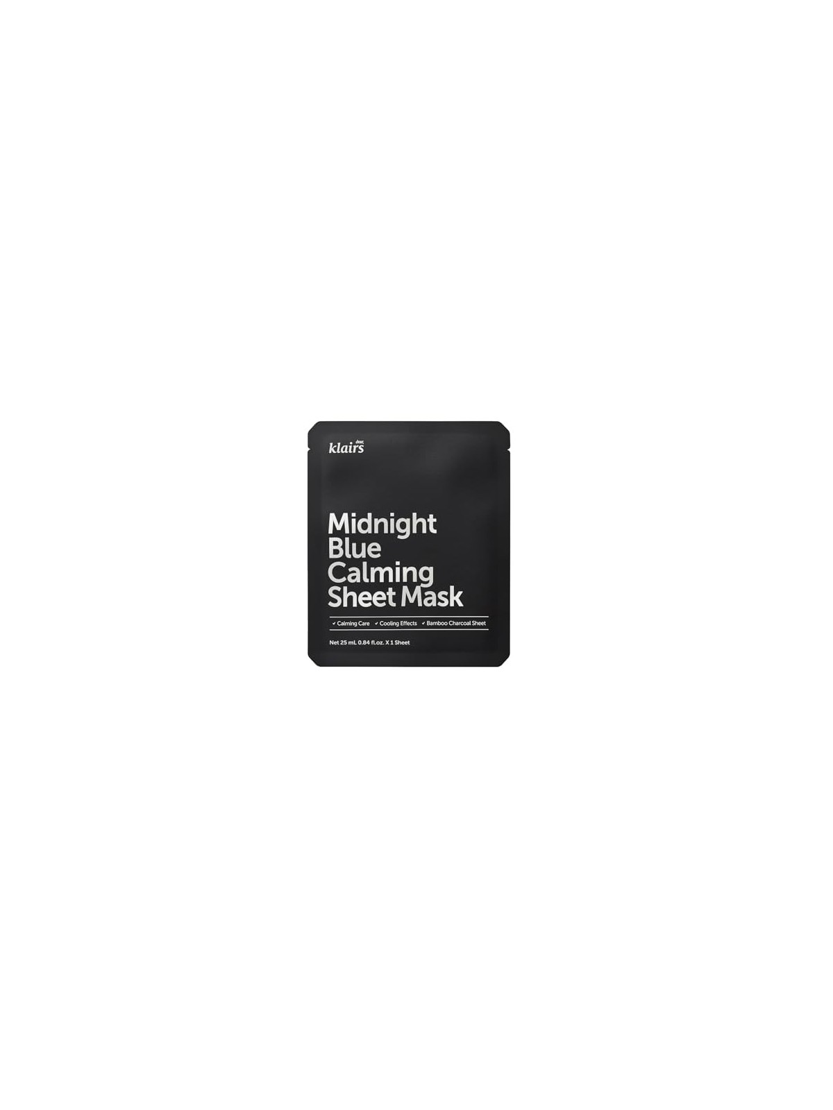 Midnight Blue Calming Sheet Mask maschera in tessuto rinfrescante e lenitiva 25ml