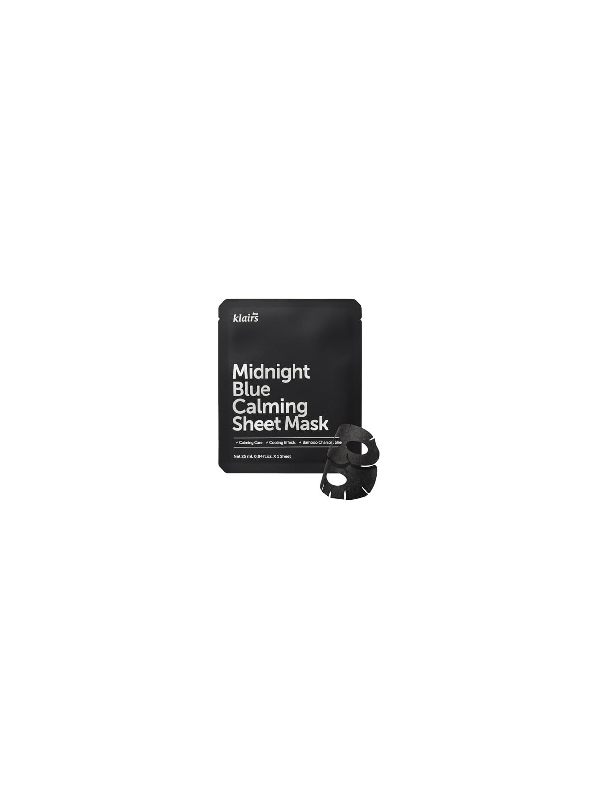 Midnight Blue Calming Sheet Mask maschera in tessuto rinfrescante e lenitiva 25ml