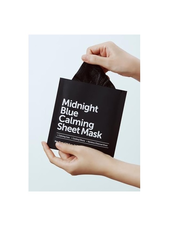 Midnight Blue Calming Sheet Mask maschera in tessuto rinfrescante e lenitiva 25ml