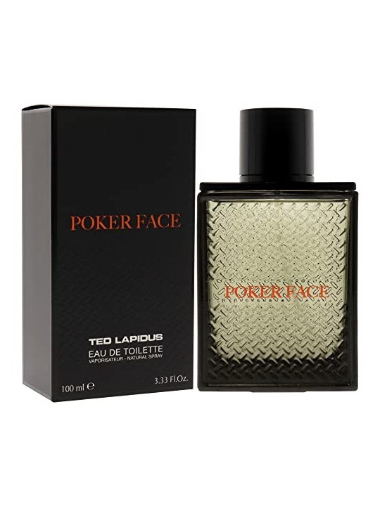 Ted Lapidus POKER FACE Eau de Toilette Spray 100ml Uomo