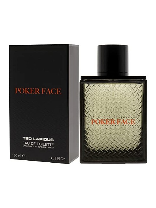 Ted Lapidus POKER FACE Eau de Toilette Spray 100ml Uomo