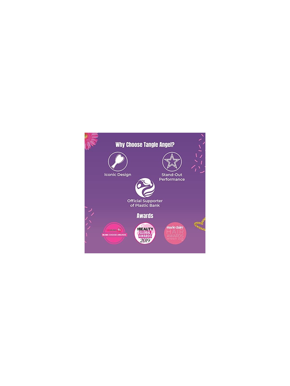 TANGLE ANGEL Spazzola per capelli Angel Pro Titanium