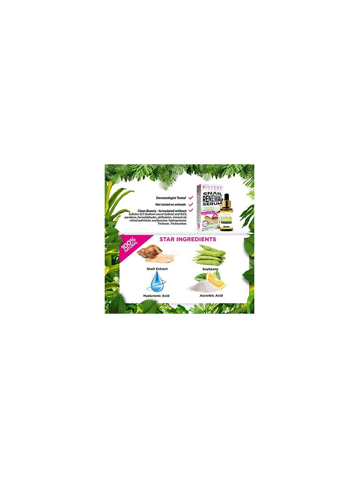 Biovï¿½ï¿½ne ACTIVE RENEWAL ULTRA face serum 30ml