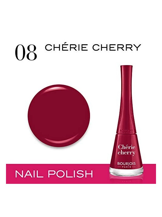 Bourjois 1 Second Gel Nail Polish 9ml No. 08 Cherie Cherry