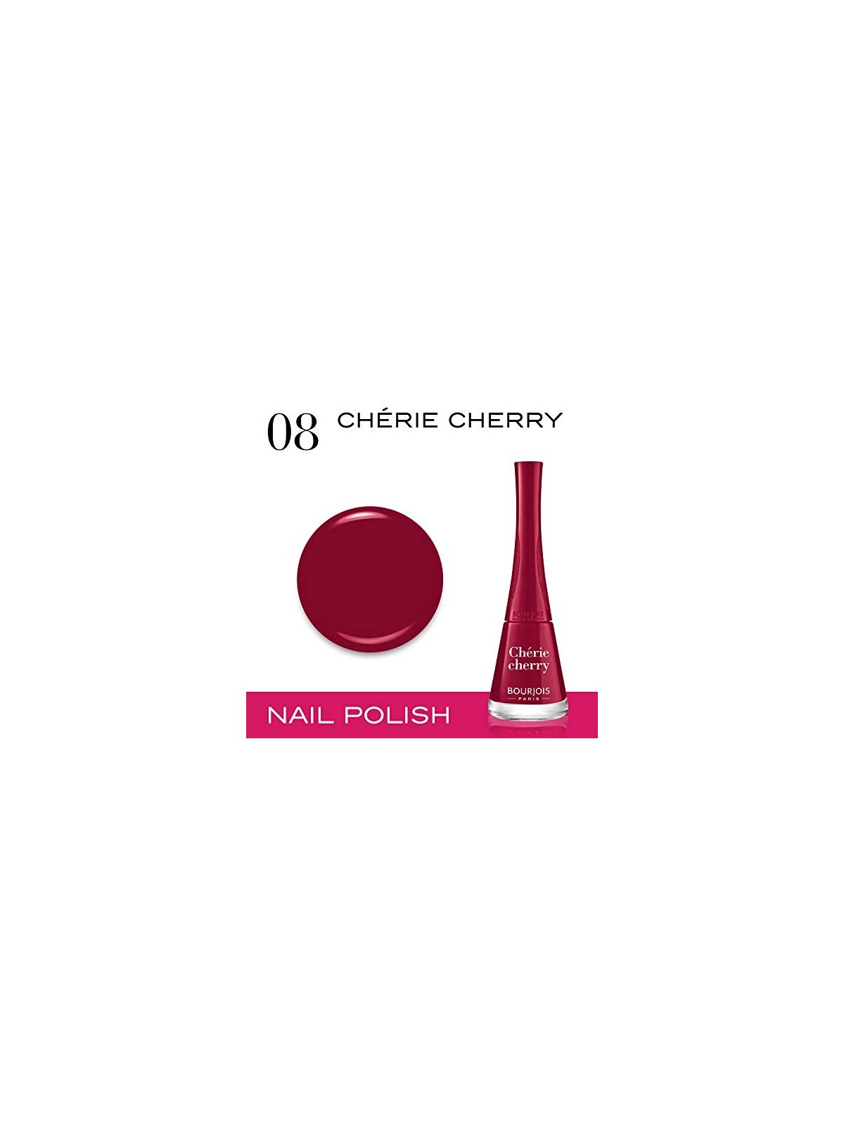 Bourjois 1 Second Gel Nail Polish 9ml No. 08 Cherie Cherry
