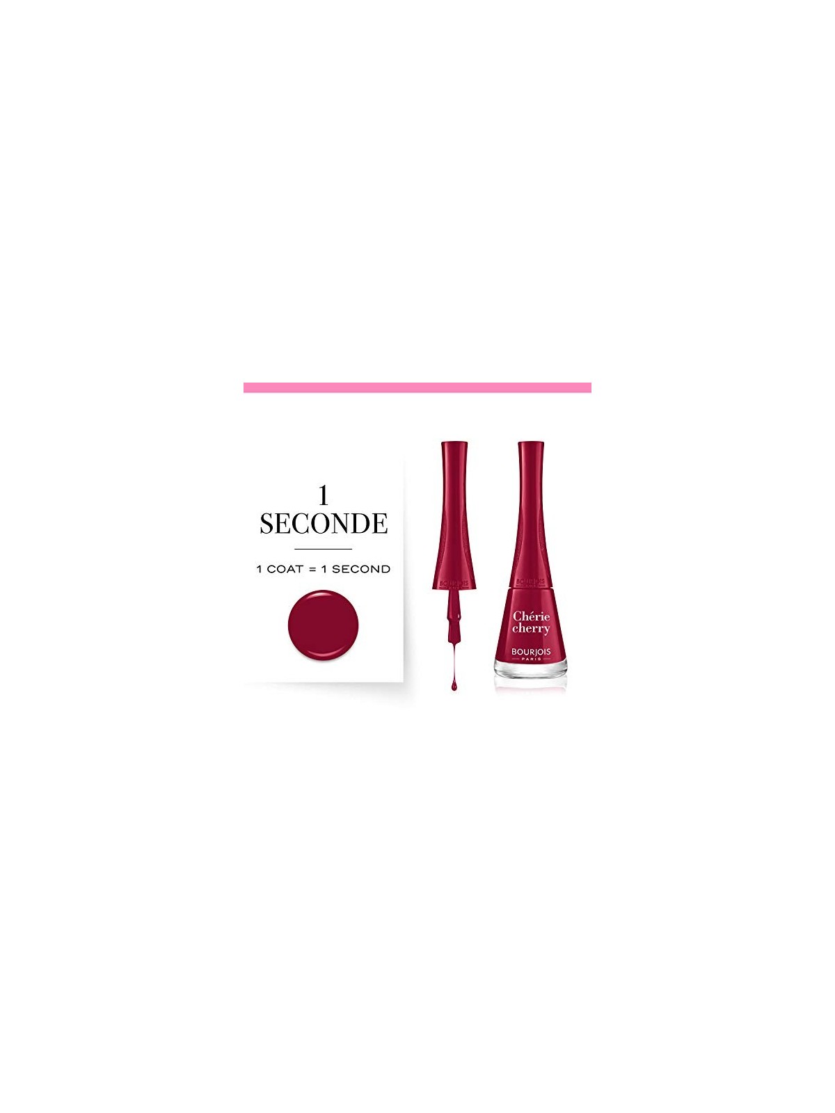 Bourjois 1 Second Gel Nail Polish 9ml No. 08 Cherie Cherry