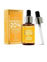 Biovne VITAMIN C 20 siero viso illuminante per la pelle trattamento 30ml donna Biovène www.essenzetotalstyle.com 