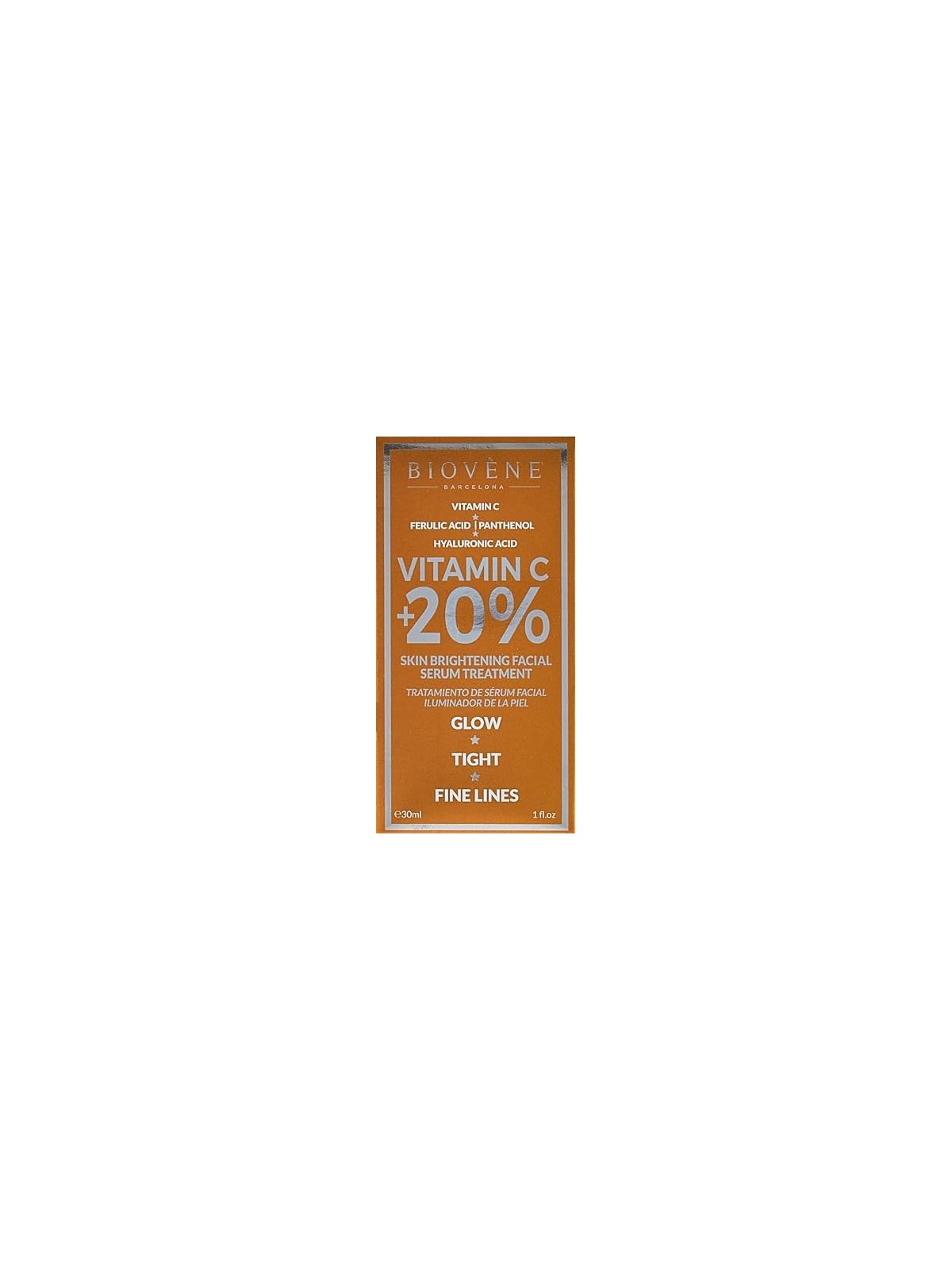 Biovne VITAMIN C 20 siero viso illuminante per la pelle trattamento 30ml donna Biovène www.essenzetotalstyle.com 