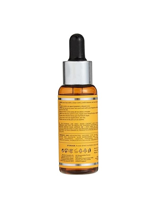 Biovne VITAMIN C 20 siero viso illuminante per la pelle trattamento 30ml donna Biovène www.essenzetotalstyle.com 