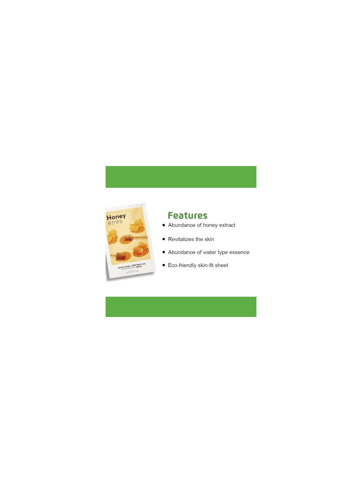 Missha Airy Fit Sheet Mask Illuminating and Nourishing Honey 19ml