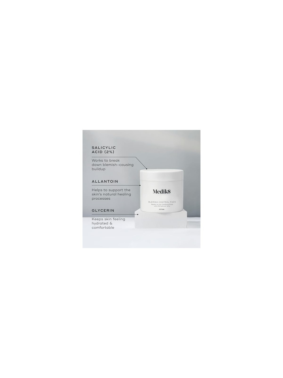 MEDIK8 Salviette Controllo Acne 60 unit