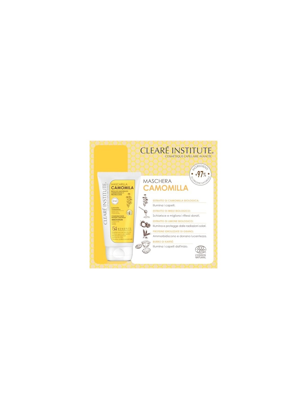 Maschera Clearï¿½ï¿½ Institute CAMOMILA 150ml unisex
