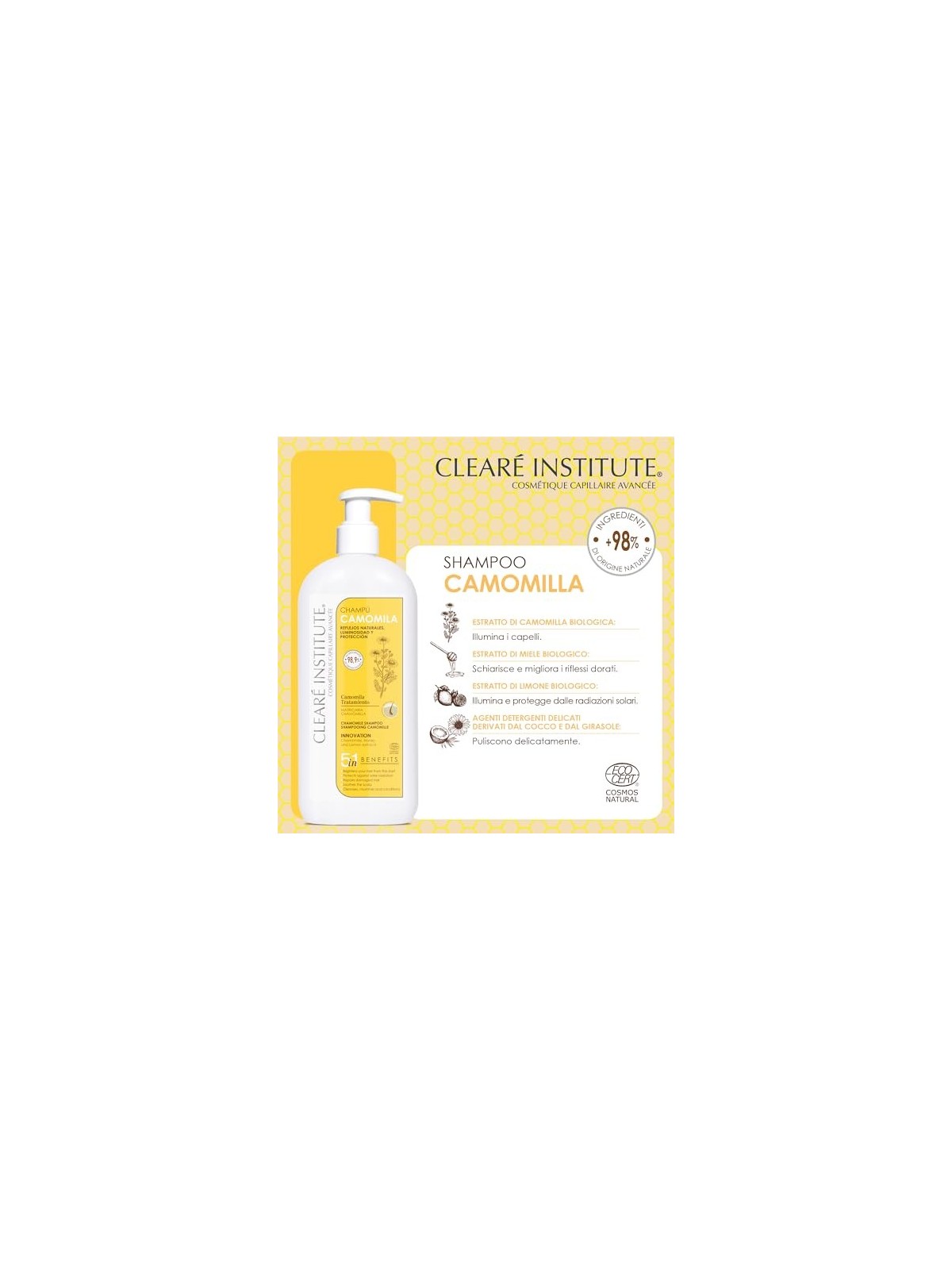 Shampoo CAMOMILA eco Clearï¿½ï¿½ Institute 400ml
