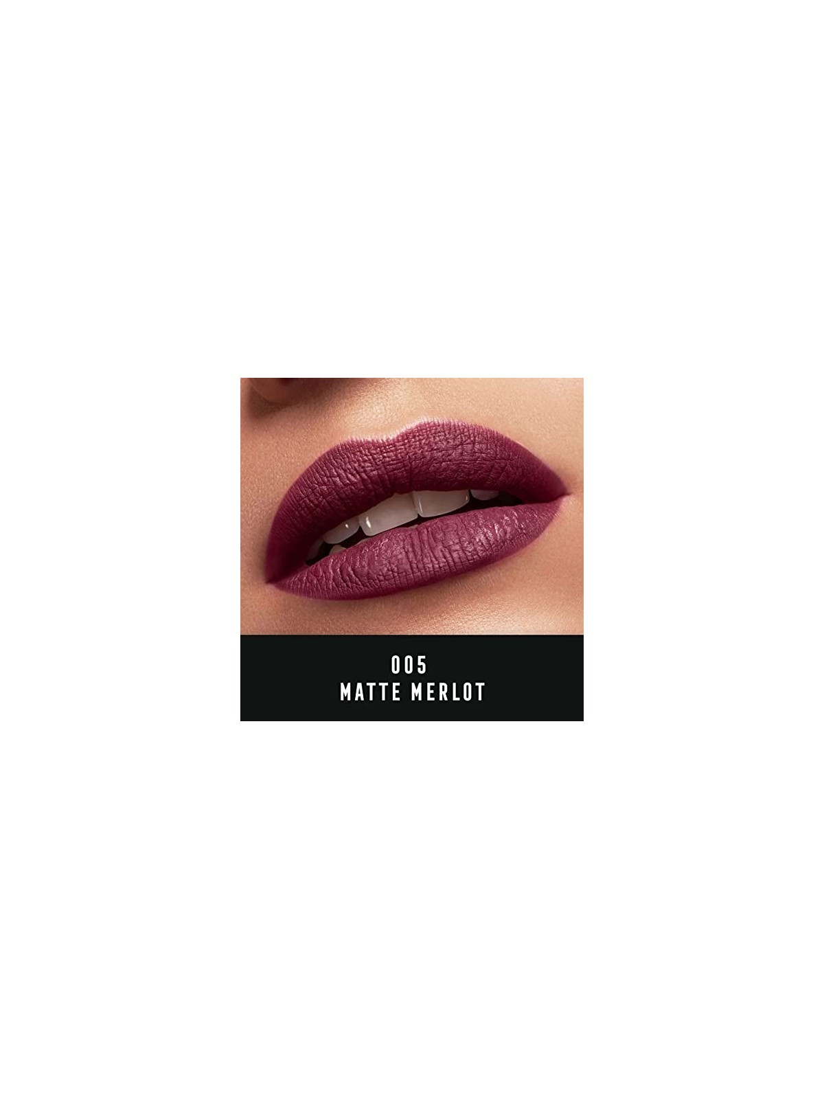 Max Factor Lipfinity Velvet Matte Liquido Matte Labbra tick 4 ml donna 005 Matte Merlot