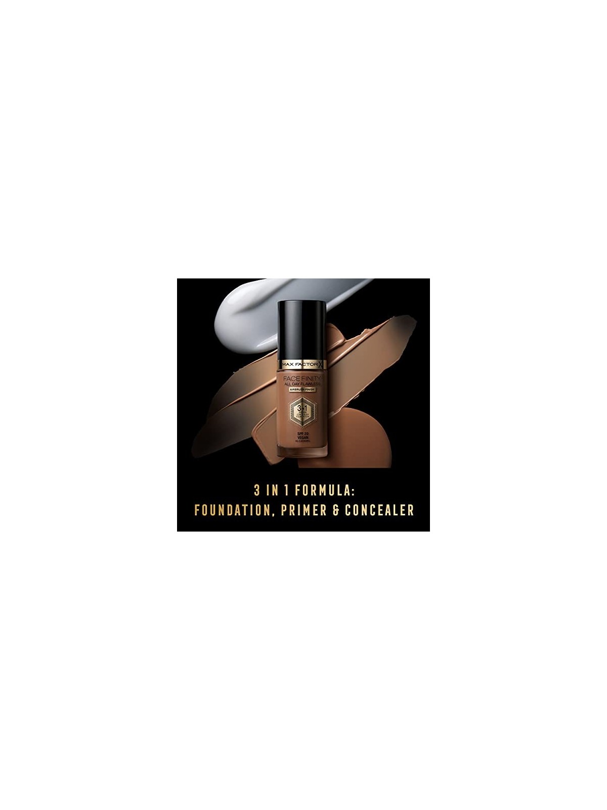 Max Factor All Day Flawless Facefinity 3 in 1 Makeup 30ml 77 Soft Honey