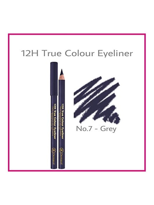 Dermacol True Colour Eyeliner 12 ore Grey