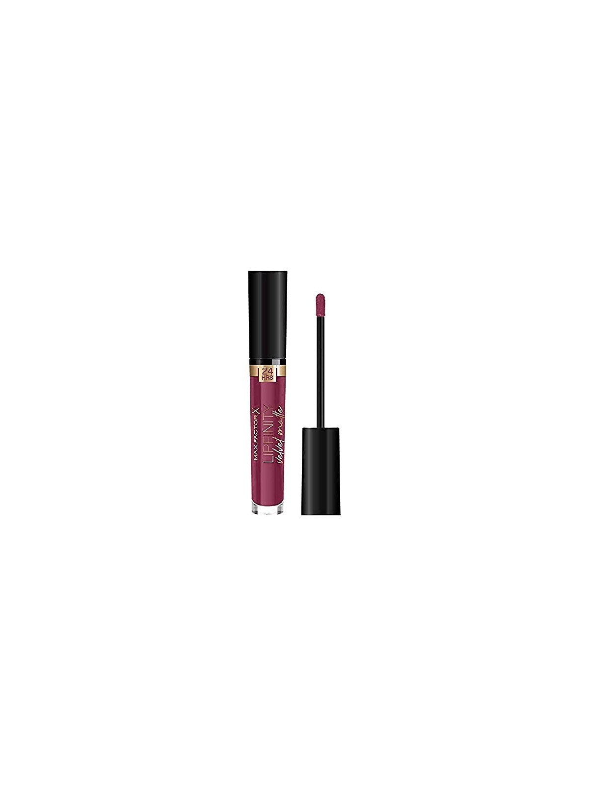 Max Factor Lipfinity Velvet Matte Liquido Matte Labbra tick 4 ml donna 050 Satin Berry