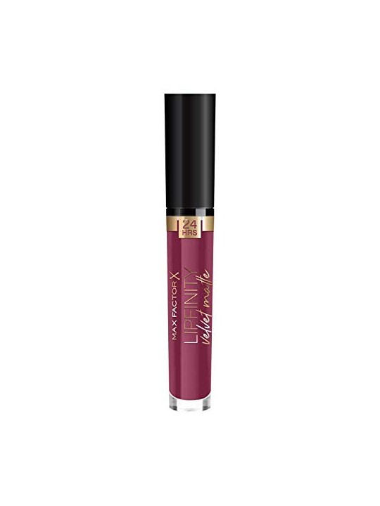Max Factor Lipfinity Velvet Matte Liquido Matte Labbra tick 4 ml donna 050 Satin Berry