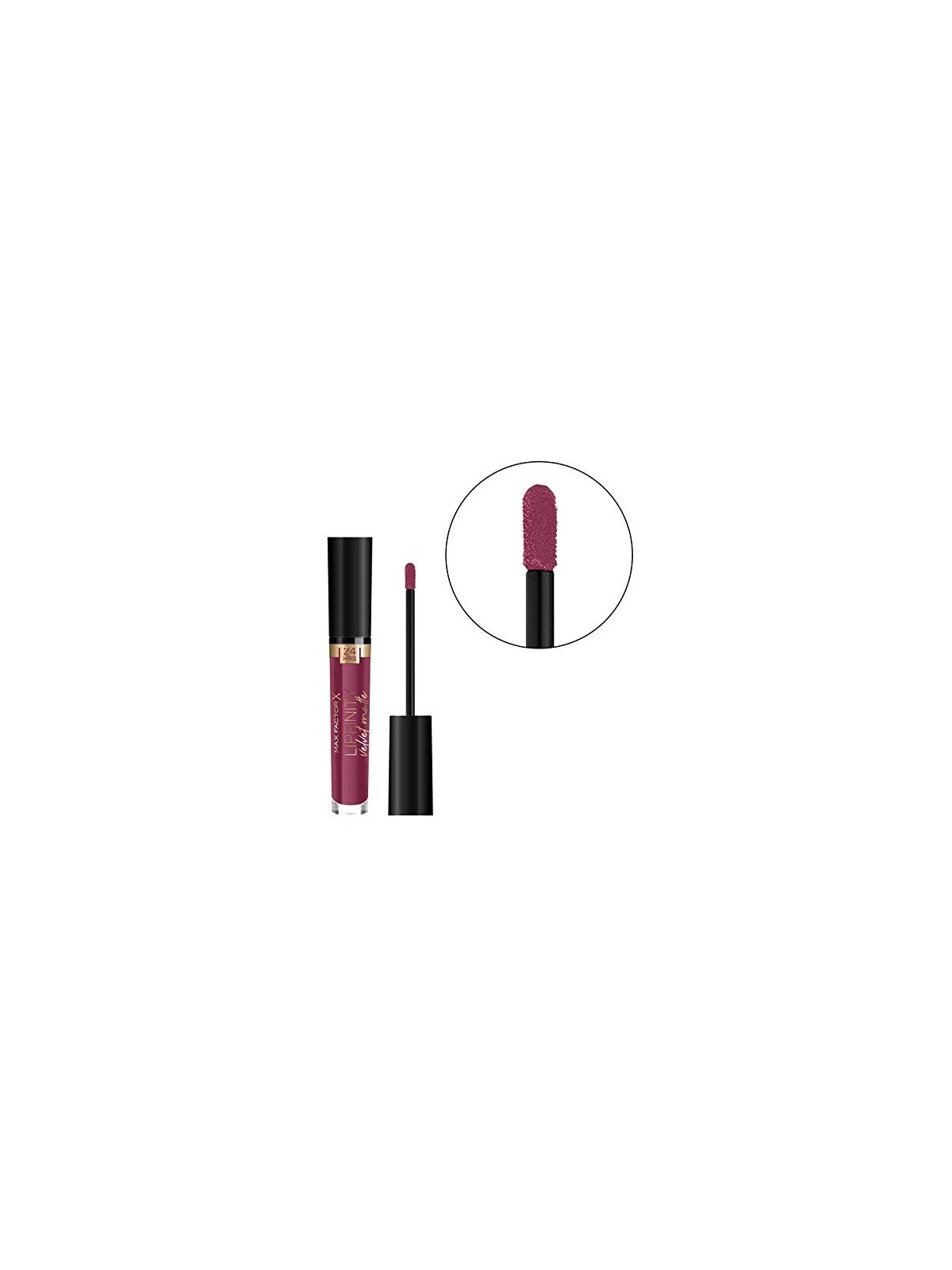 Max Factor Lipfinity Velvet Matte Liquido Matte Labbra tick 4 ml donna 050 Satin Berry