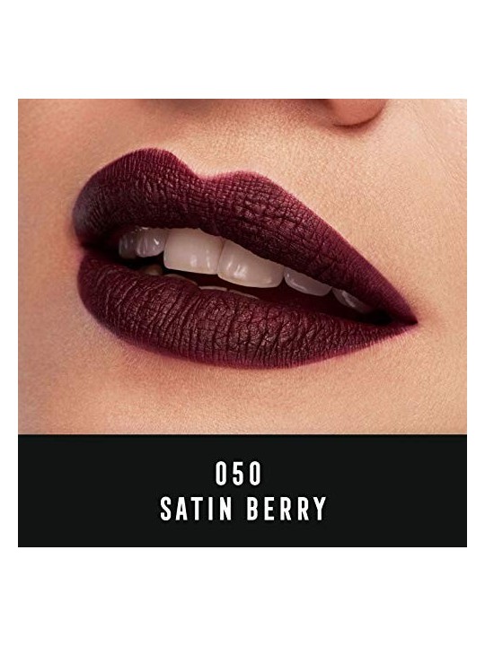 Max Factor Lipfinity Velvet Matte Liquido Matte Labbra tick 4 ml donna 050 Satin Berry