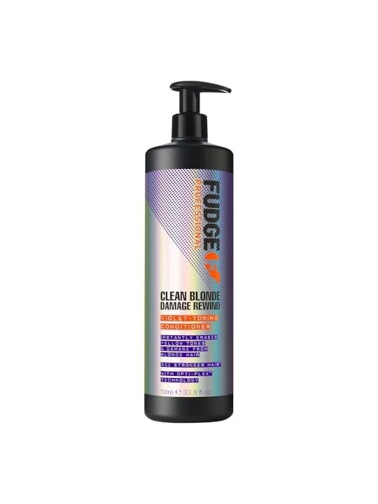 Clean Blonde Damage Rewind Violet-Toning Conditioner balsamo rigenerante e tonificante per capelli biondi 1L
