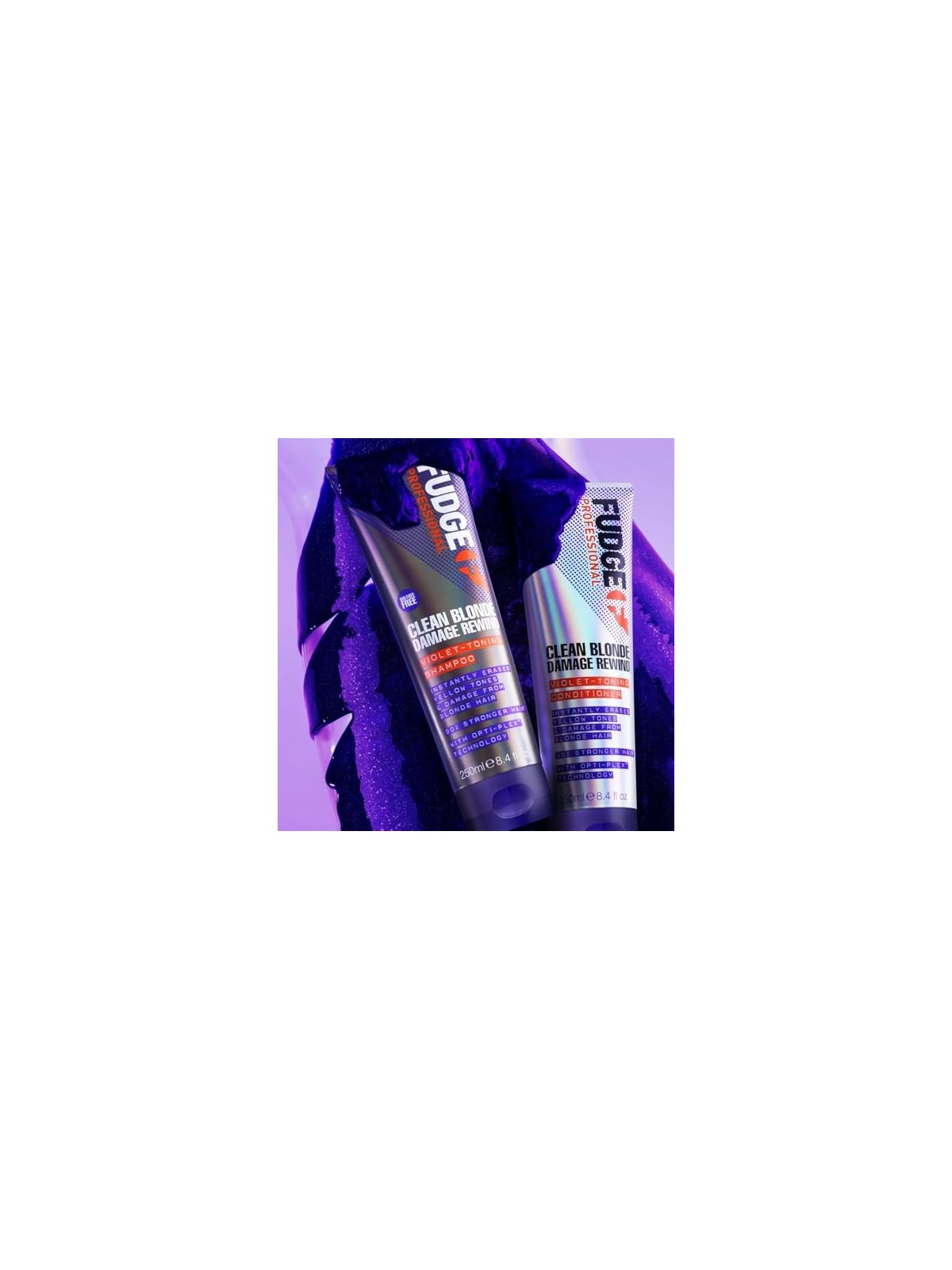 Clean Blonde Damage Rewind Violet-Toning Conditioner balsamo rigenerante e tonificante per capelli biondi 1L