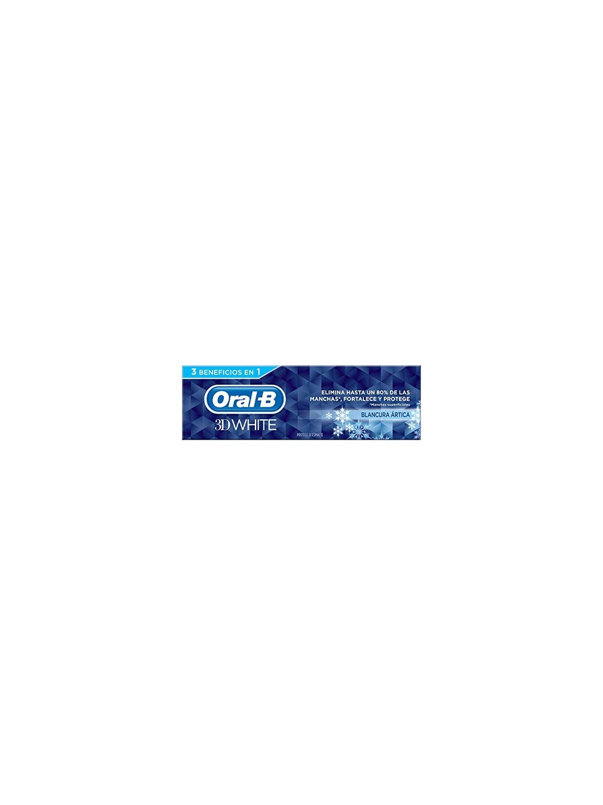 Oralb 3D WHITE BIANCO ARTICO pasta dentifricia 75ml unisex