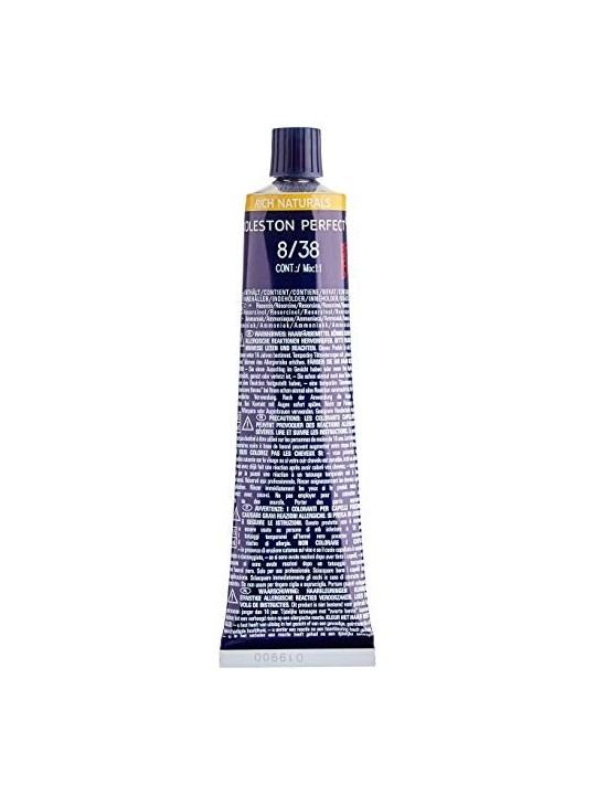 Wella Koleston Perfect Me - Rich Naturals unisex 60ml 8-38-Light Blonde Golden Pearl