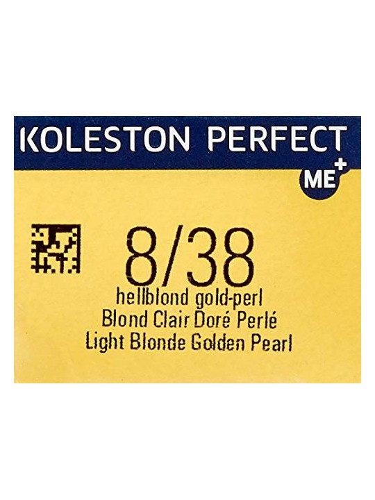 Wella Koleston Perfect Me - Rich Naturals unisex 60ml 8-38-Light Blonde Golden Pearl